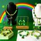 1870PCS St. Patrick’s Day Beads for Bracelet Jewelry Making Kit, Green Polymer Clay Beads Assorted Acrylic Pearl Bead Irish Shamrock Beads Leaf Clover Beads Charms for Necklace Earring DIY Craft Gifts